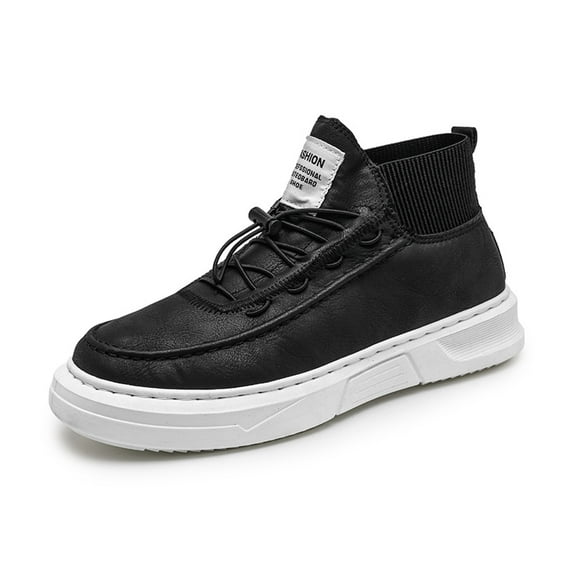 Skate Shoes for Men High-Top Fashion Casual Sneakers Comfortable Walking Shoes