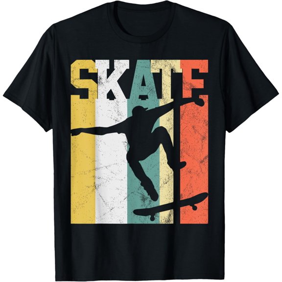 Skate Skateboarder Gift Skateboard Retro T-Shirt