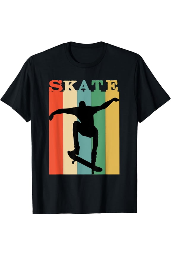 t-shirtSkate Vintage for Skateboarding and skateboarder sport T-Shirt mens t shirt,black,women,funny,misfits,men,journey