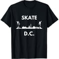 thumbnail image 1 of Skate Washington D.C. Skateboarding Fans D.C. Skyline T-Shirt, 1 of 3