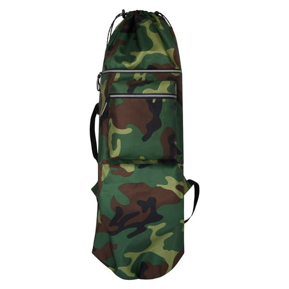 Skateboard Bag Backpack Water-Resistant & Night Reflective Adjustable Straps Multi-Pocket for Outdoor Sports Skateboard Gear Accessories