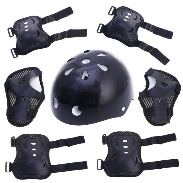 Skateboard Bike Helmet Kids Teenagers with Knee Pads Elbow Pads Wrist
