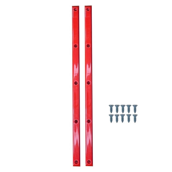 Skateboard Bumper Plastic Rails Guards Wear Resistant Replacement Grinds Rails for Longboards And Trick Board
