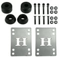 thumbnail image 1 of Skateboard Bushings Hard 98 with Clear Riser Pads and 1" Phillips Hardware, 1 of 6