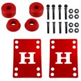 thumbnail image 1 of Skateboard Bushings Med 96 with Red Riser Pads and 1" Phillips Hardware, 1 of 6