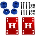 thumbnail image 1 of Skateboard Bushings Soft 88 with Red Riser Pads and 1" Phillips Hardware, 1 of 6