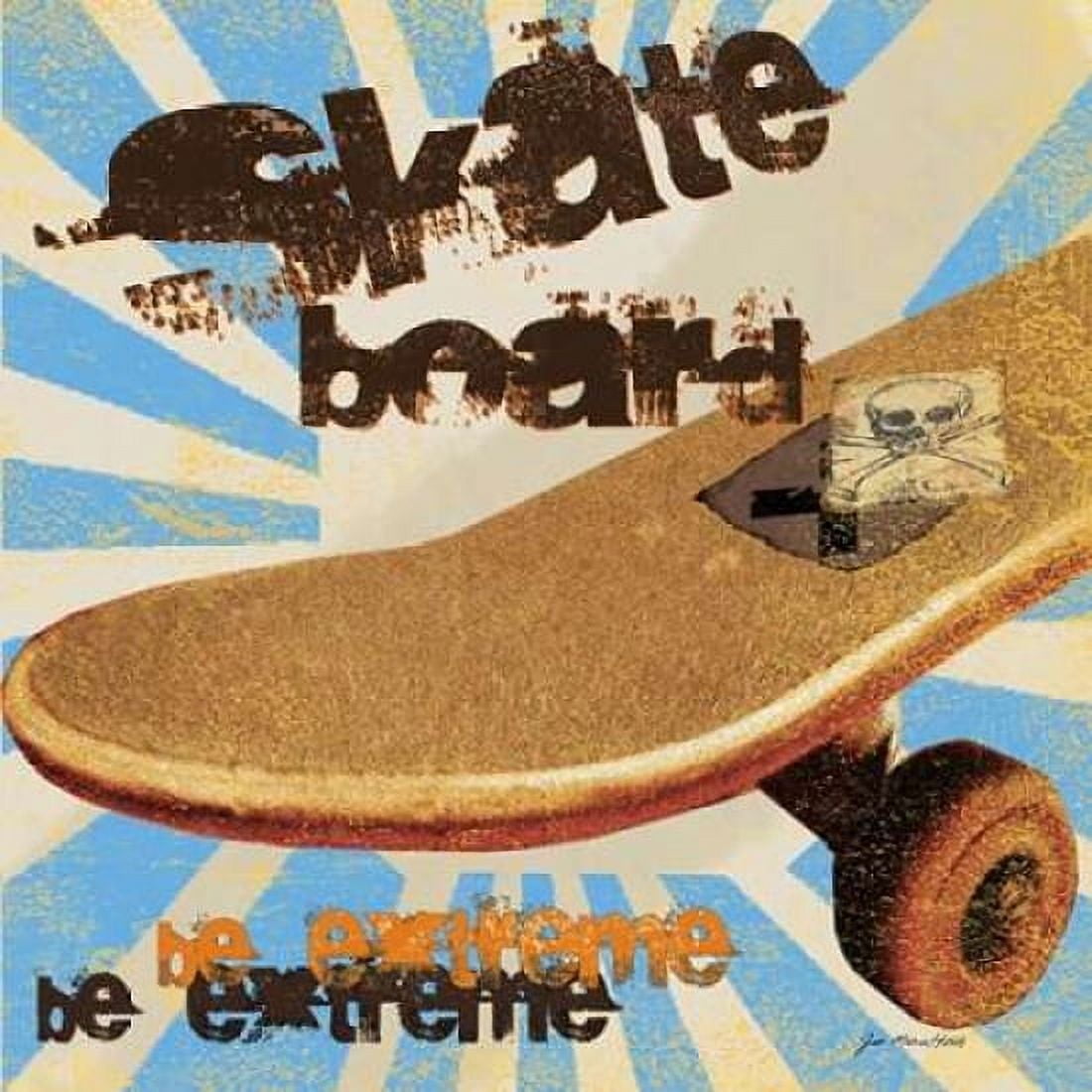 Skateboard Canvas Art - Jo Moulton (24 x 24)