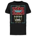 thumbnail image 1 of Skateboard Cool Just Enjoy T-Shirt Men -Image by Shutterstock, Male x-Large, 1 of 2