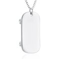 thumbnail image 1 of Skateboard Cremation Jewelry for Ashes Urn Necklace Lockets Memorial Jewelry, 1 of 7