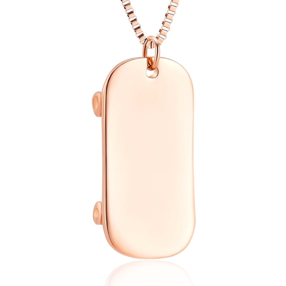 Skateboard Cremation Jewelry for Ashes Urn Necklace Lockets Memorial Jewelry