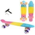 thumbnail image 1 of Skateboard Cruiser Complete - 27 inch Skateboards with LED Light Up Wheels with All-in-one T-Tool for Beginners, 1 of 7