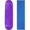 thumbnail image 1 of Skateboard Deck Blank Neon Purple 7.75" Blue Grip, 1 of 1