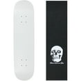 thumbnail image 1 of Skateboard Deck Pro 7-Ply Canadian Maple DIP WHITE With Griptape 7.5" - 8.5", 1 of 1