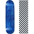 thumbnail image 1 of Skateboard Deck Pro 7-Ply Canadian Maple STAINED BLUE With Griptape 7.5" - 8.5", 1 of 1