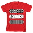 thumbnail image 1 of Skateboard Decks Youth Red Short Sleeve Crew Neck Tee, 1 of 3