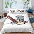 thumbnail image 1 of Skateboard Duvet Cover King Size Extreme Sports Bedding Set for Teens Punk Hip Hop Hippie 2/3pcs Polyester Quilt Cover, 1 of 6
