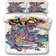 thumbnail image 1 of Skateboard Duvet Cover Set,Bedding Set for Kids and Adult, Home Decor, Full Size, 1 of 4