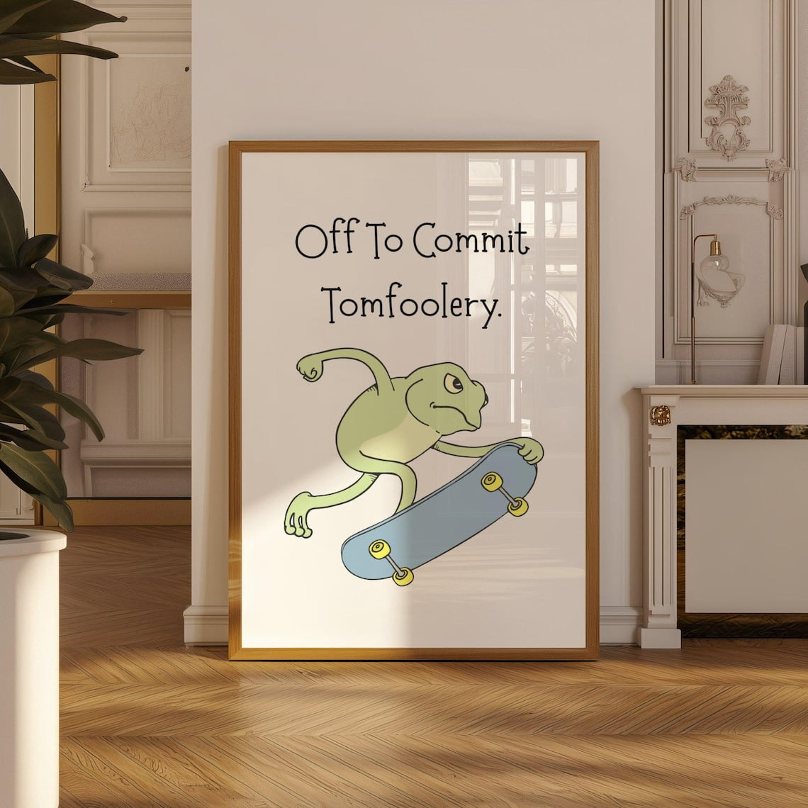 Skateboard Frog Tomfoolery Animal Wall Art Poster Walmart skateboard-frog-tomfoolery-animal-wall-art-poster-walmart