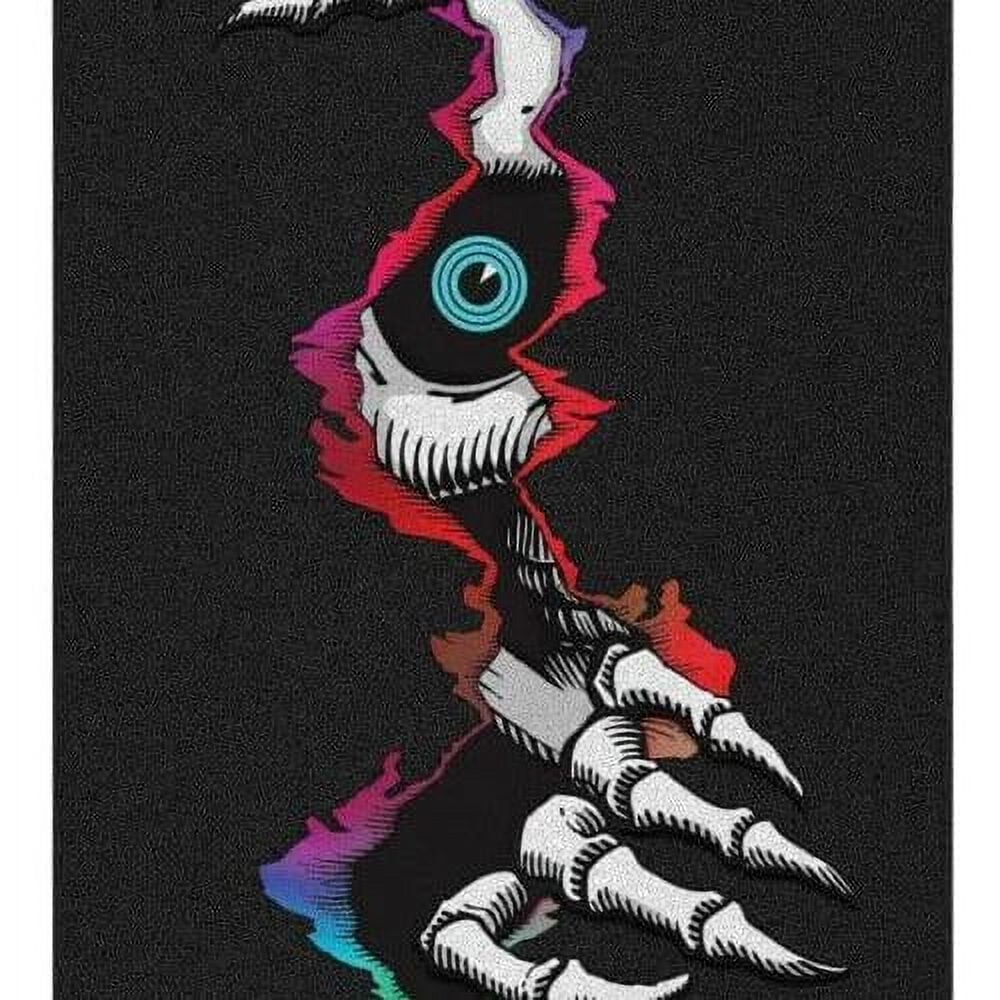 Powell Peralta Ripper Checker Black Griptape - 10.5" X 33" Skateboard Grip Sheet