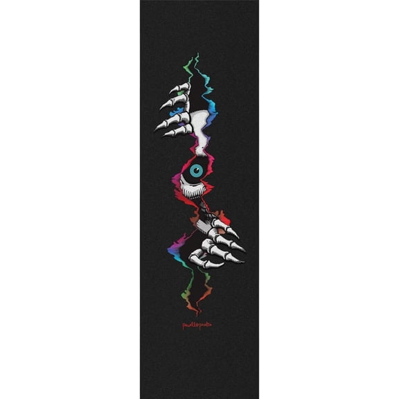 Skateboard Griptape Ripper Peeker Black 9" x 33" Grip Sheet