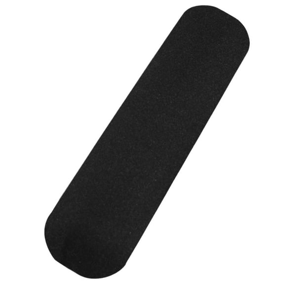 Skateboard Griptape with Round Edges - Non-Slip Adhesive Sandpaper for Skateboards, Longboards, Scooters - Black Abrasive Tape for Enhanced Board Grip and Safety