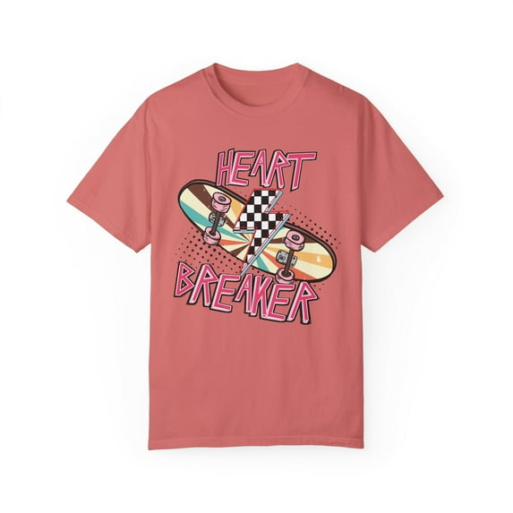 Skateboard Heart Breaker Comfort Colors Valentine Shirt