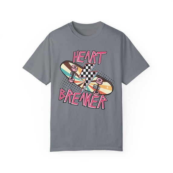 Skateboard Heart Breaker Comfort Colors Valentine Shirt