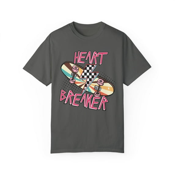 Skateboard Heart Breaker Comfort Colors Valentine Shirt
