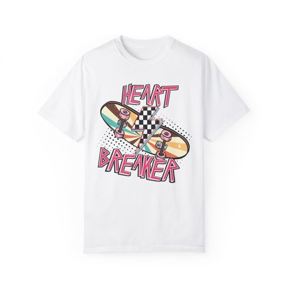 Skateboard Heart Breaker Comfort Colors Valentine Shirt