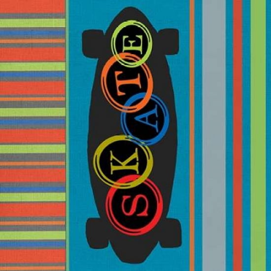 Skateboard I Canvas Art - Shanni Welsh (24 x 24)