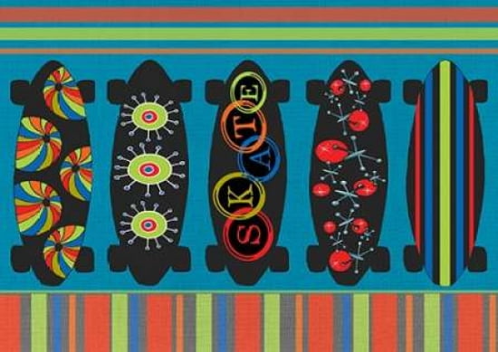 Skateboard III Canvas Art - Shanni Welsh (20 x 28)