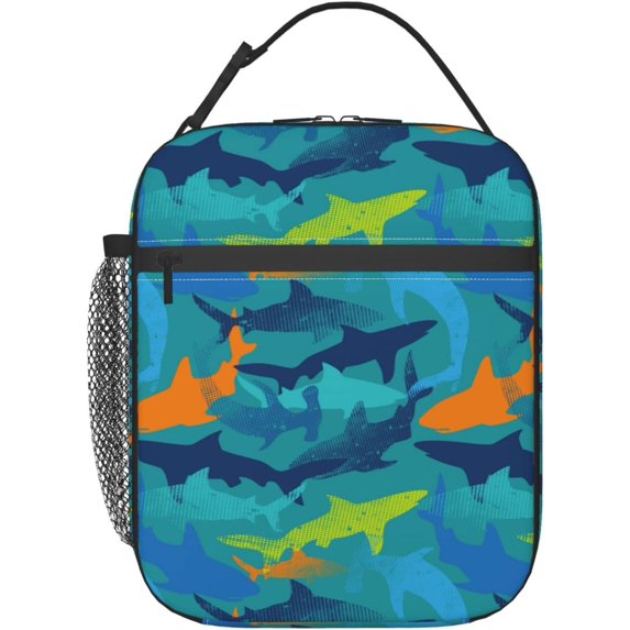 Skateboard Insulated Lunch Bag, Lunch Box for Office Travel, Lunch Bag for Men and Women