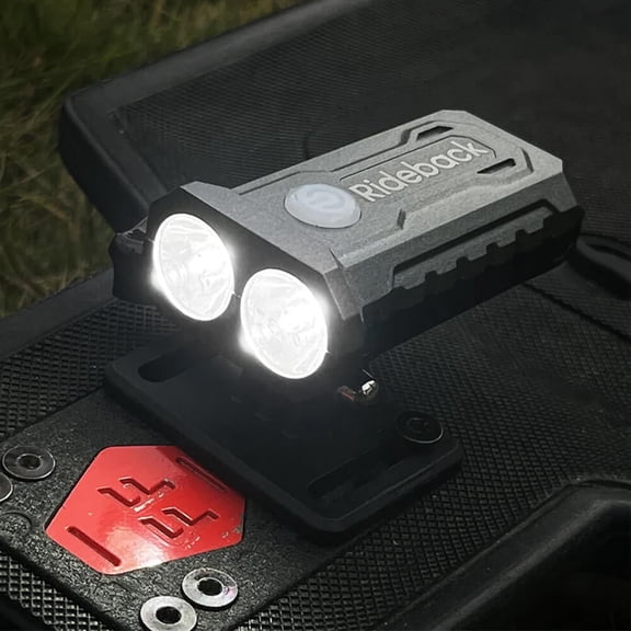 Skateboard Lights, 600 Lumens USB Rechargeable LED for Electric Longboard, Scooter, Helmet & Bike, Metal Quick-Release Mount, IPX7 Waterproof for Night Riding