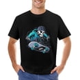 thumbnail image 1 of Skateboard Men’s Graphic T-shirt Vintage Short Sleeve Sport Tee Black XL, 1 of 2