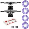 thumbnail image 1 of Skateboard Package 5.0 (7.75") Silver Trucks 55mm 83A Purple Cruiser Wheels Abec 5, 1 of 5