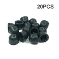 thumbnail image 1 of Skateboard Pivot Cups 20 Pack - Replacement Pu Polyurethane Accessories For 3.25 Inch Trucks - Black Flexible Pivot Tube For Longboards And Skateboards, 1 of 10