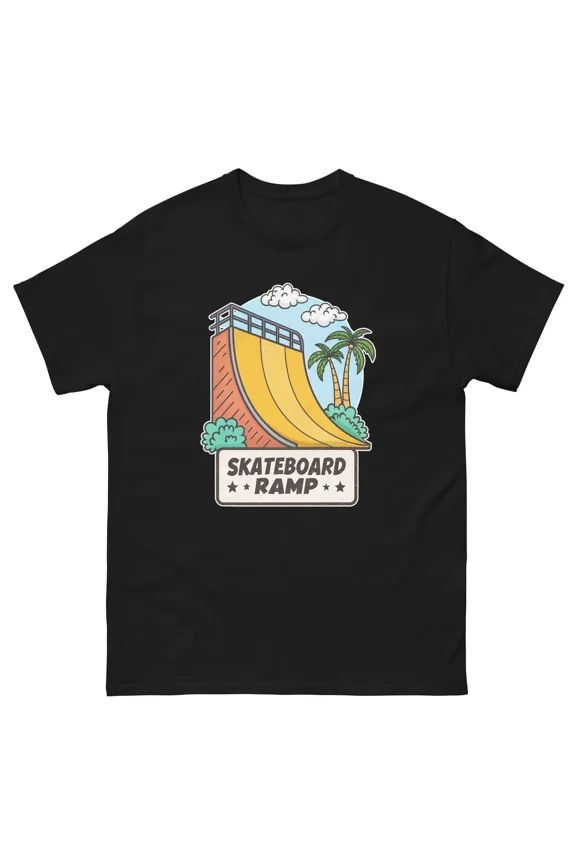 Skateboard Ramp Object Place Item Urban T-Shirt