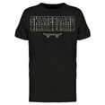 thumbnail image 1 of Skateboard Repeated  T-Shirt Men -Image by Shutterstock, Male Large, 1 of 2