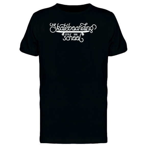 Skateboard School T-Shirt Men -Image by Shutterstock, Male 3X-Large