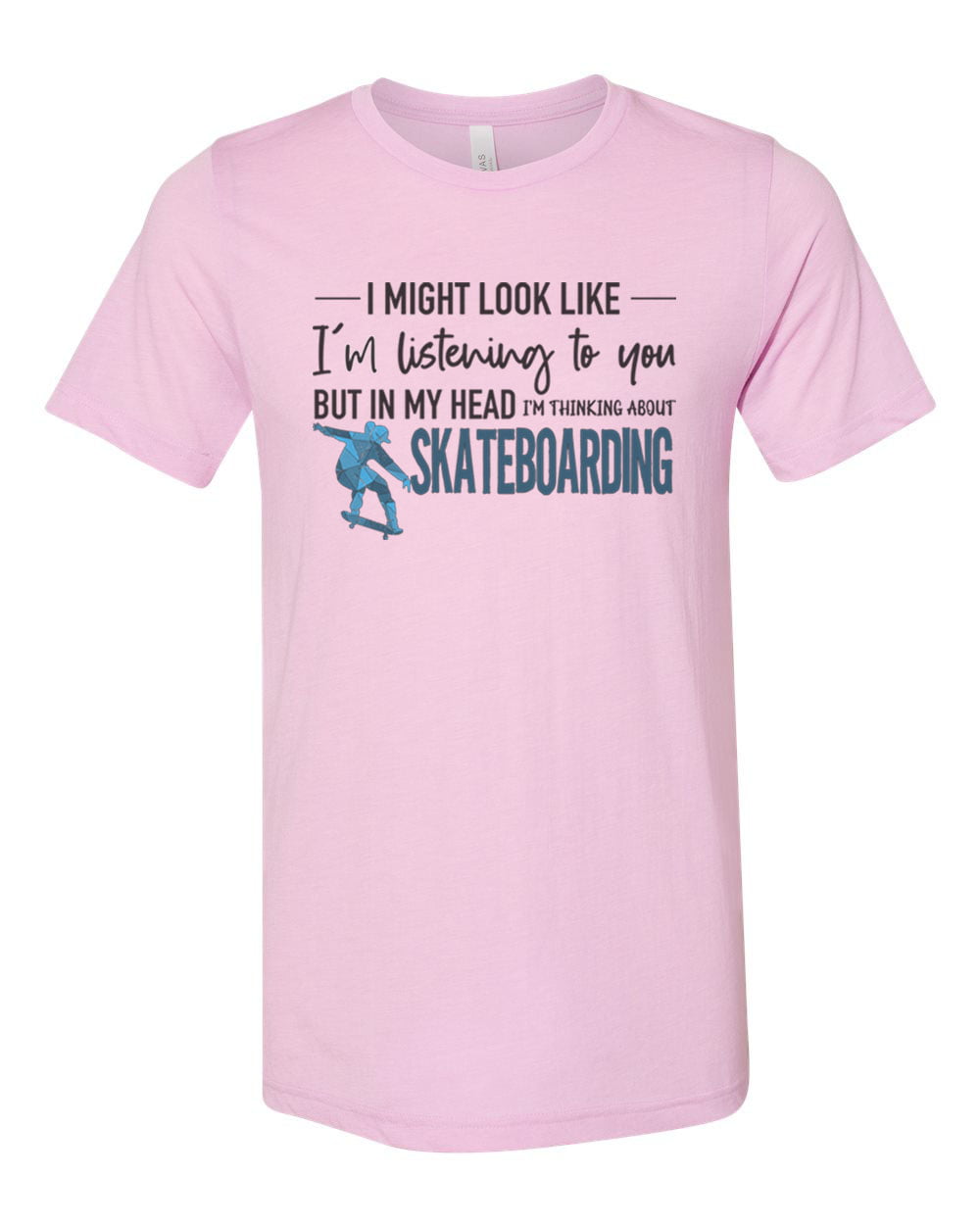 Skateboard Shirt, Thinking About Skateboarding, Unisex Fit