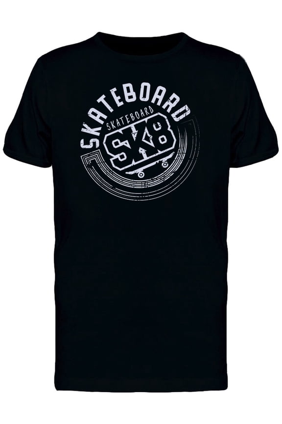 Skateboard Sk8 Cool T-Shirt Men -Image by Shutterstock, Male 3X-Large