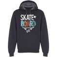 thumbnail image 1 of Skateboard Sk8 Hoodie Men -Image by Shutterstock, Male Small, 1 of 2