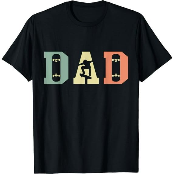 Skateboard Skater Dad Skating Skateboarding Fathers Day T-Shirt