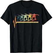 Skateboard Skater Heartbeat Love T-Shirt