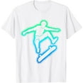 thumbnail image 1 of Skateboard Skater Skateboarding Skateboarder Kids Boys Men T-Shirt, 1 of 7