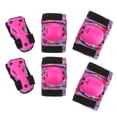 thumbnail image 1 of Skateboard Skating Knee Elbow Wrist Pad Protective Gear Guards , Pink , S Pink M, 1 of 9