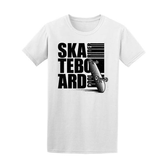 Skateboard Sketch Graphic T-Shirt Men -Image by Shutterstock, Male 4X-Large