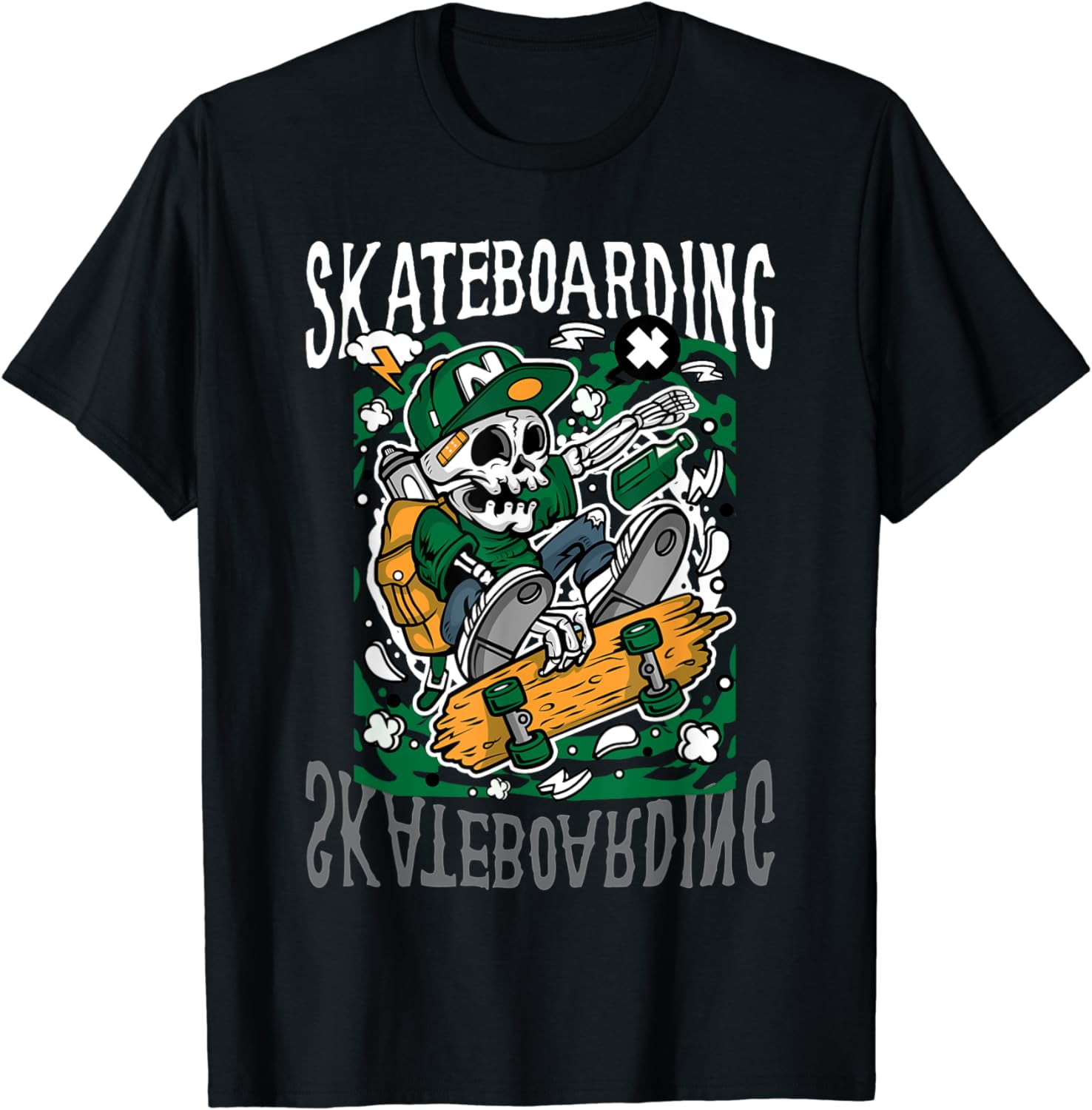 Skateboard Street Wear T-Shirt - Walmart.com