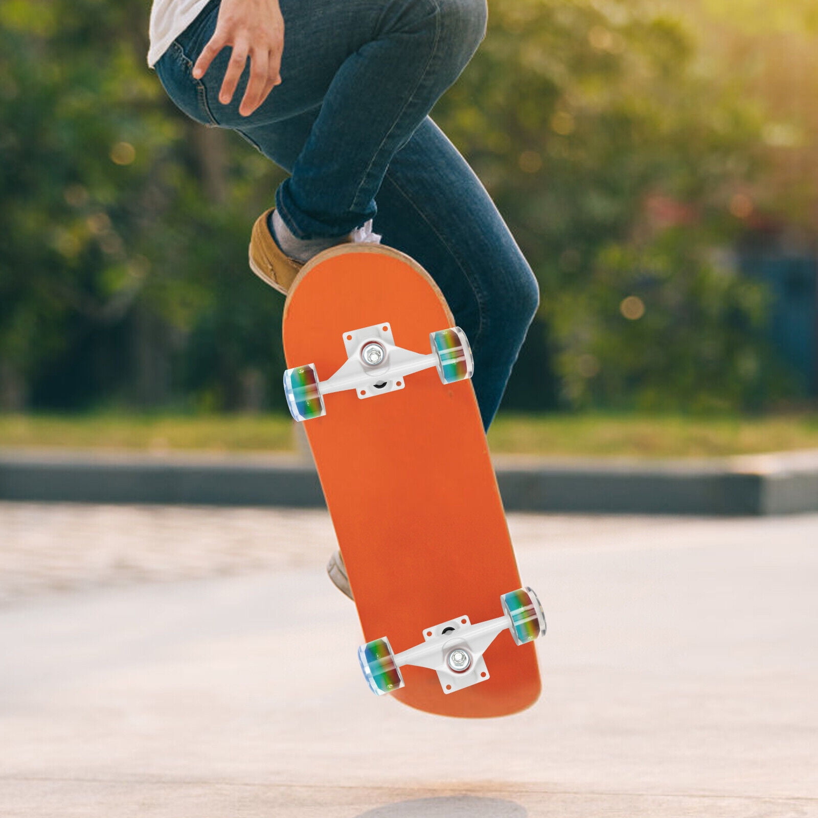Skateboard Trucks Combo Set Cruisers Wheels W/Trucks Skateboard Trucks&Wheel Set