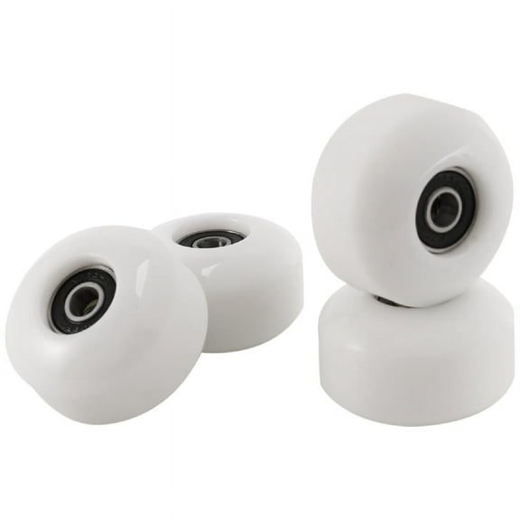 Exogio Skateboard Wheels 52mm 98A PU with Bearings Set of 4 White